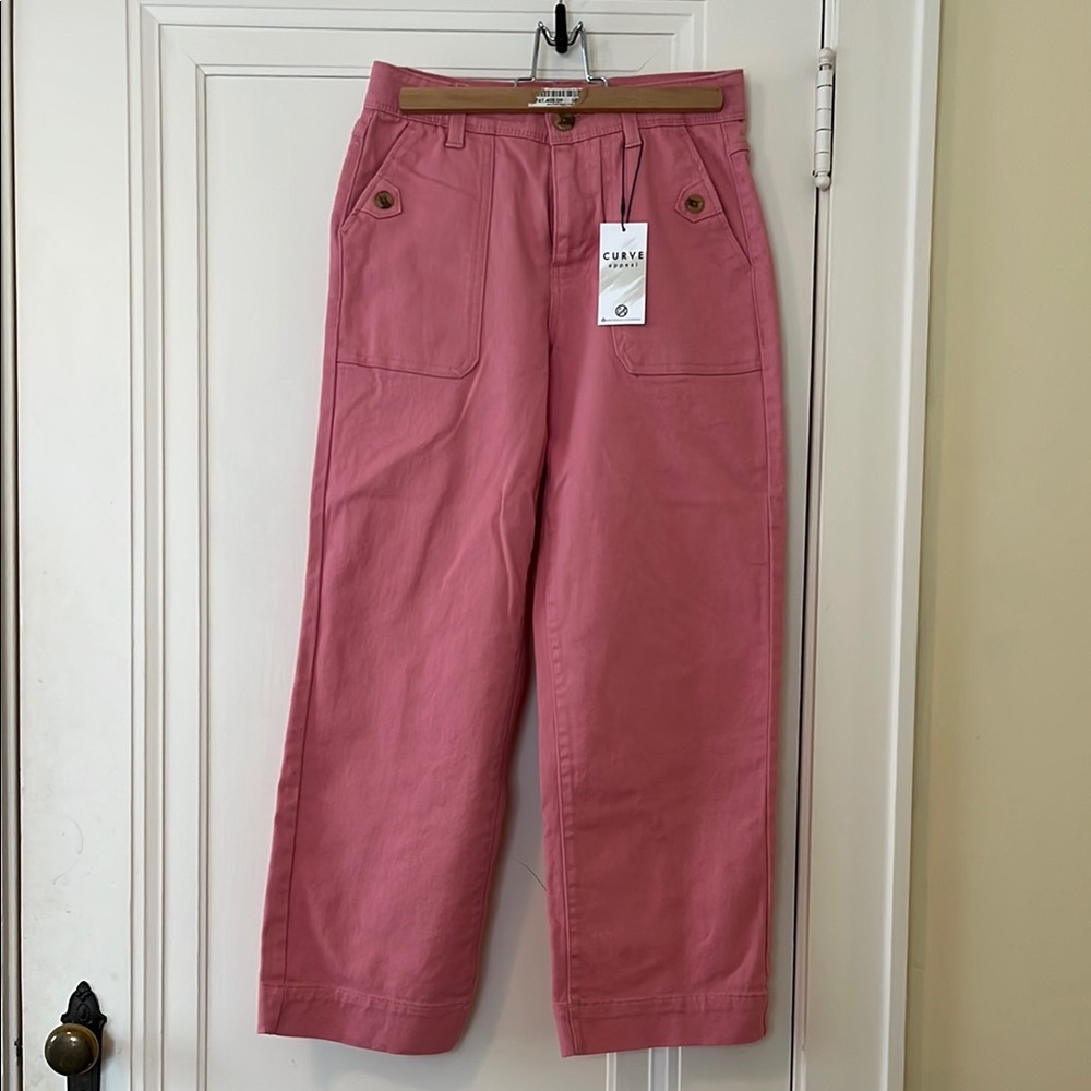 Chic Pink High-Waist Trousers